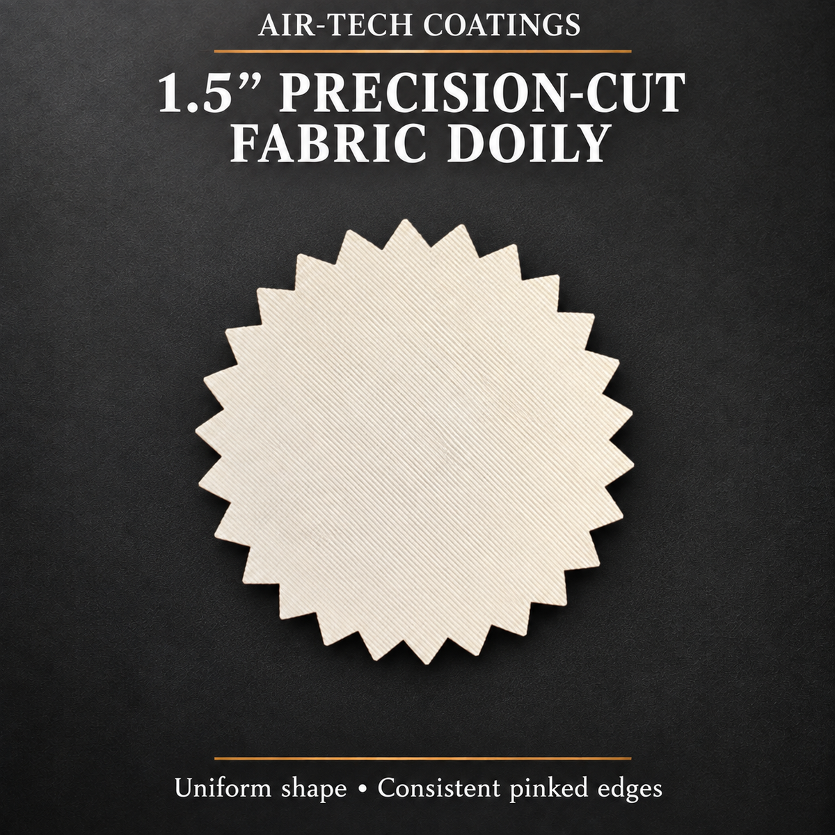 10 PACK OF 1.5" PRECISION CUT DOILIES